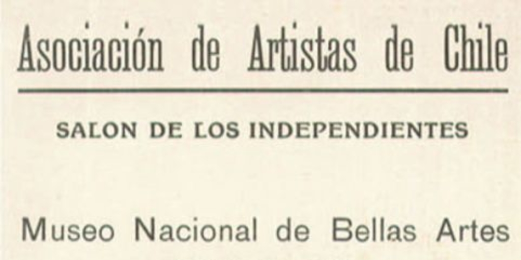 Manifiesto de la Asociación de Artistas de Chile