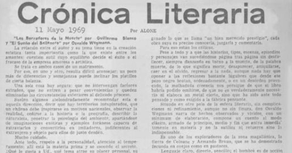 Crónica literaria