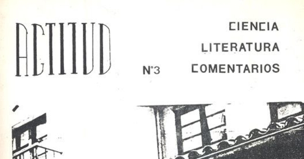 Actitud : 2a. época, vol. 1, no. 3, 1987