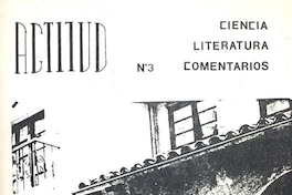 Actitud : 2a. época, vol. 1, no. 3, 1987