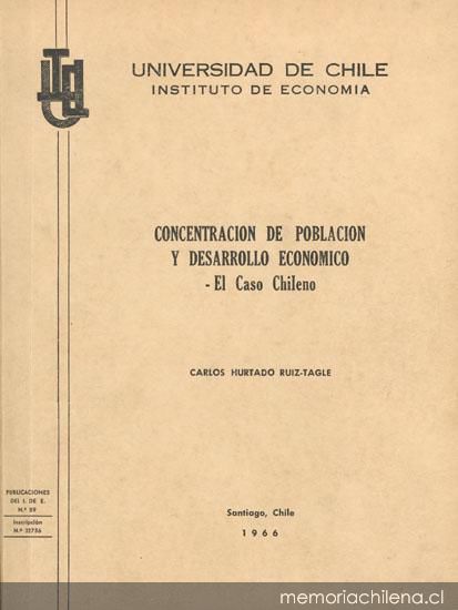 Concentración de población y desarrollo económico : el caso chileno