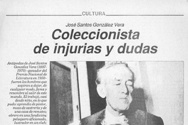 Coleccionista de injurias y dudas