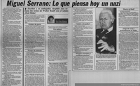 Miguel Serrano : lo que piensa hoy un nazi