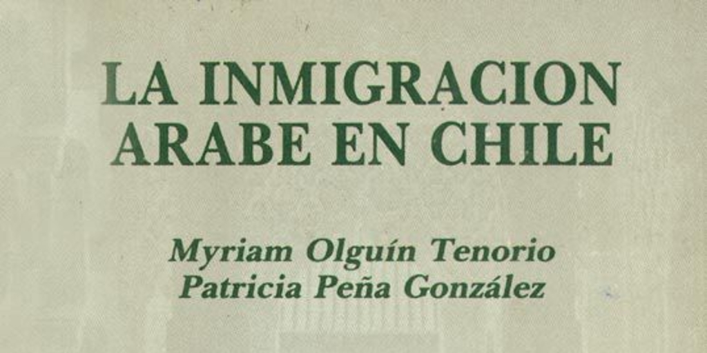 Algunas opiniones sobre la inmigración árabe