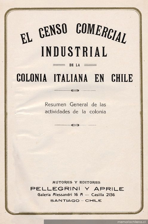 Valparaíso y la colonia italiana