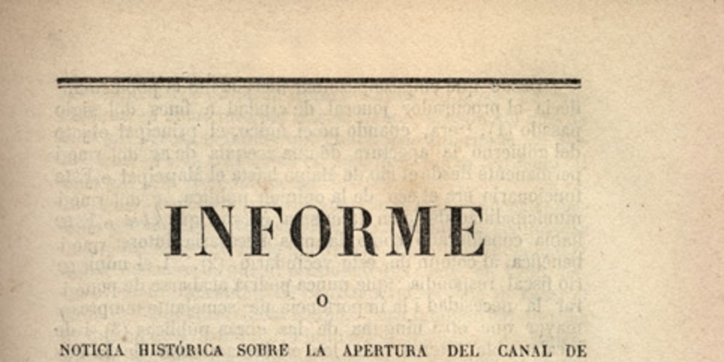 Informe o noticia histórica sobre la apertura del canal de Maipo : formación i progresos de la sociedad