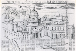 Prospectiva y planta de la ciudad de Santiago