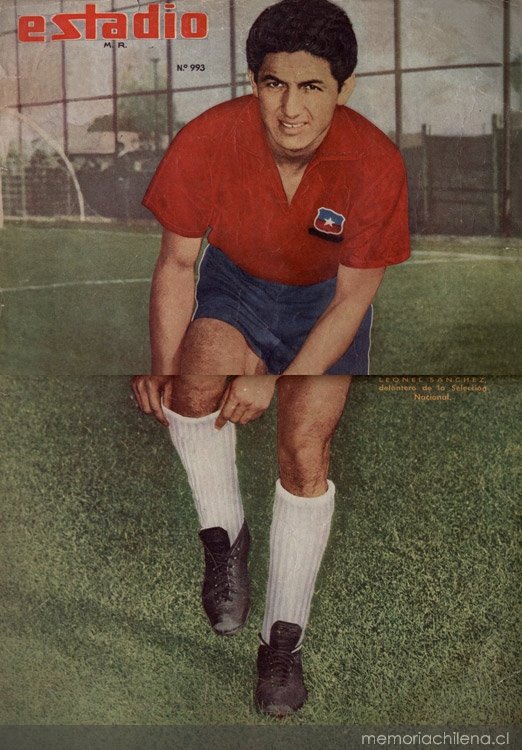 Leonel Sánchez, uno de los cuatro goleadores del mundial de 1962