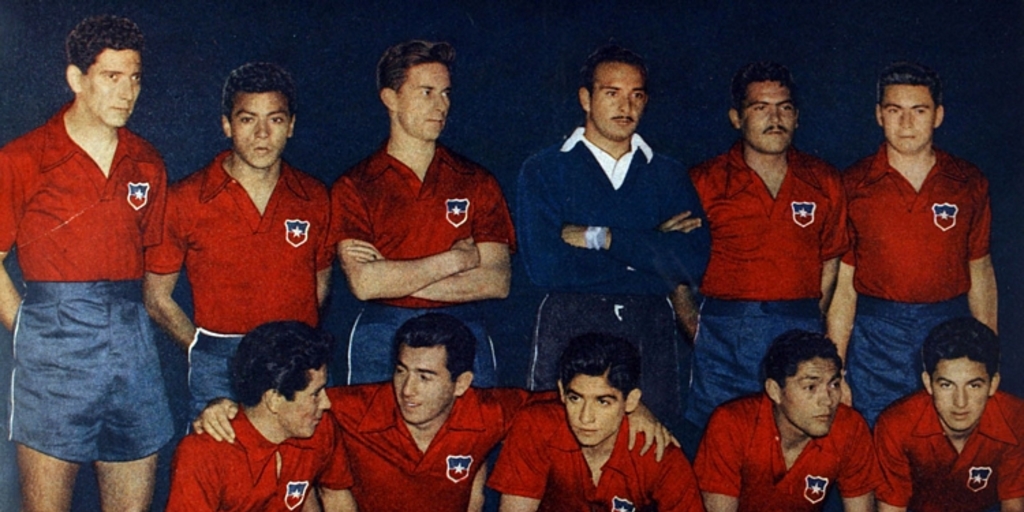 Seleccionado chileno al campeonato sudamericano de 1956 en Montevideo