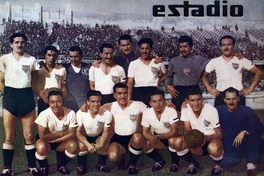 Equipo de Colo-Colo: puntero en la primera rueda del campeonato profesional, 1947