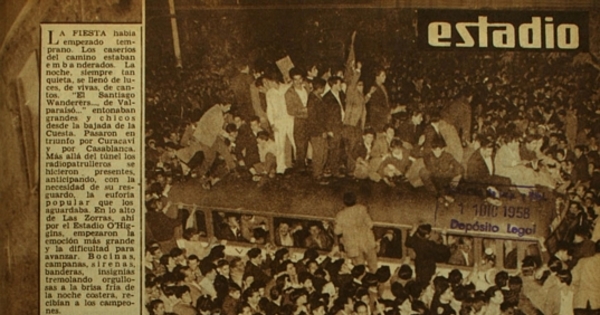 Wanderers de Valparaíso, campeón 1958