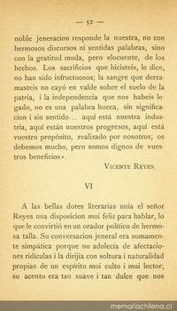 Don Vicente Reyes una de las grandes figuras del Partido Liberal