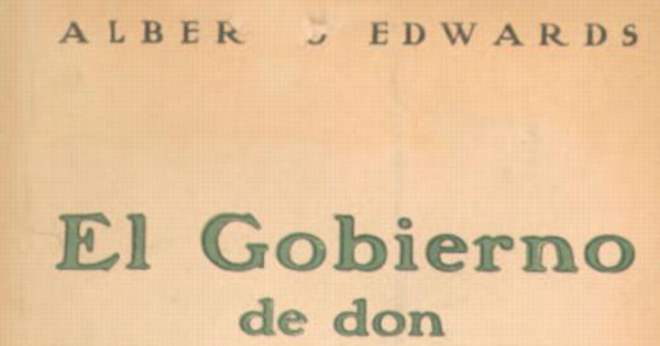 El gobierno de don Manuel Montt : 1851-1861