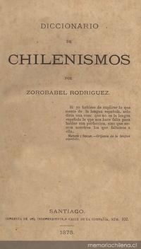 Diccionario de chilenismos