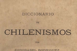 Diccionario de chilenismos