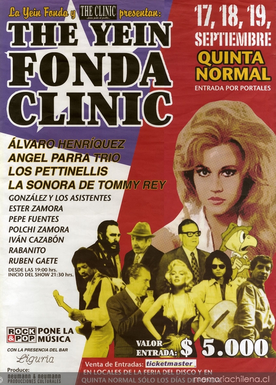 The Yein Fonda Clinic [estampa]: 17, 18, 19, septiembre : Quinta Normal