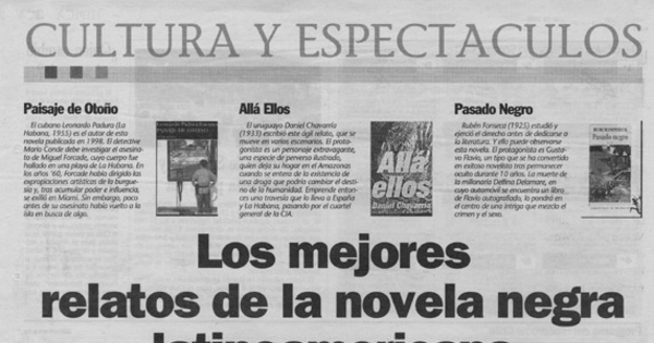 Los Mejores relatos de la novela negra latinoamericana