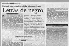 Letras de negro