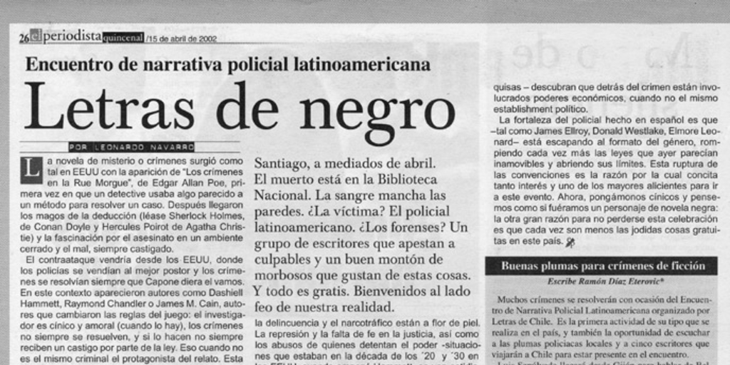 Letras de negro