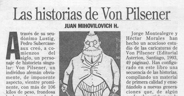 Las historias de Von Pilsener