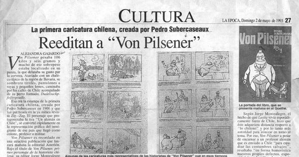 Reeditan a "Von Pilsener"