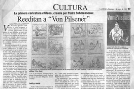 Reeditan a "Von Pilsener"