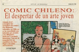 Comic chileno : el despestar de un arte joven