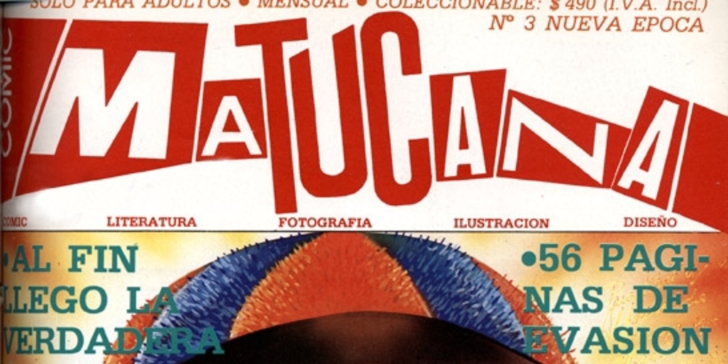 Matucana : (Nueva Época) : nº 3, 1990