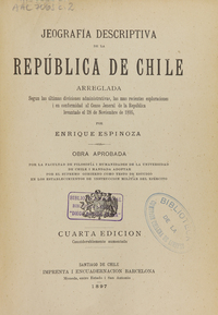Jeografía descriptiva de la República de Chile