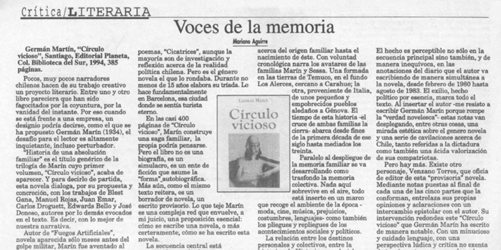 Voces de la memoria