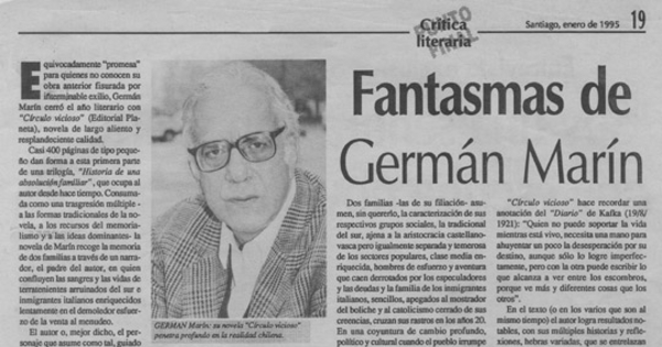 Fantasmas de Germán Marín