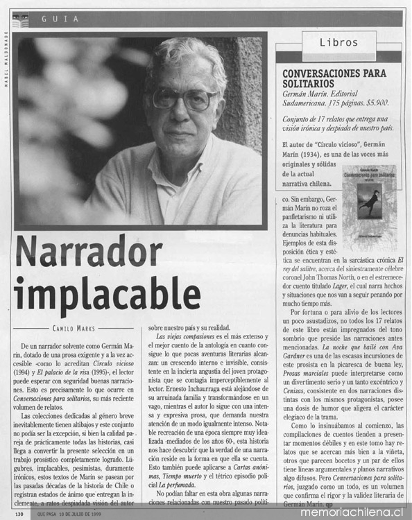 Narrador implacable