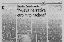 Nueva narrativa, otro mito nacional