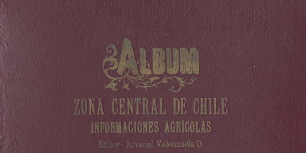 Álbum zona central de Chile : 1923 : informaciones agrícolas