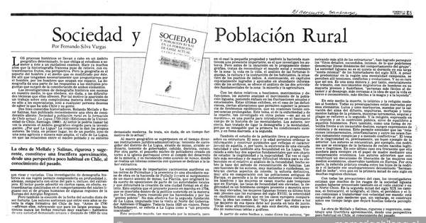 Sociedad y población rural