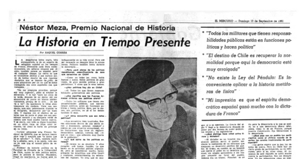 La historia en tiempo presente