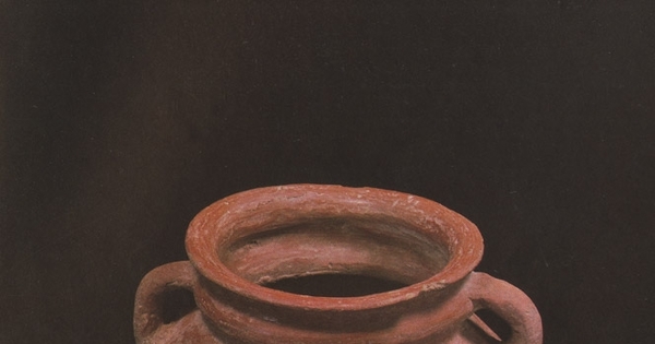 Cántaro rojo violáceo : cerámica