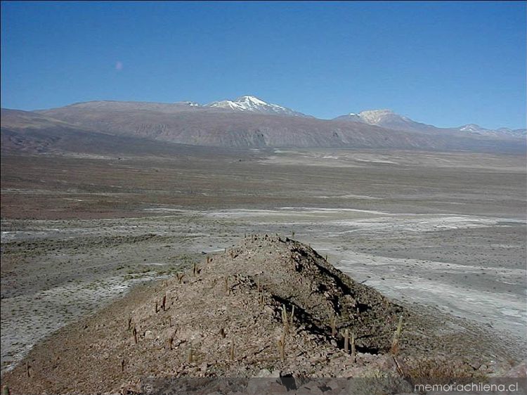 Pucara de Topaín, Río Salado