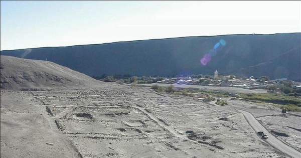 Vista general de Tarapacá Viejo, Quebrada de Tarapacá