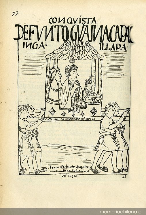 Guayna Capac cuando muere es nombrado Inga Illapa