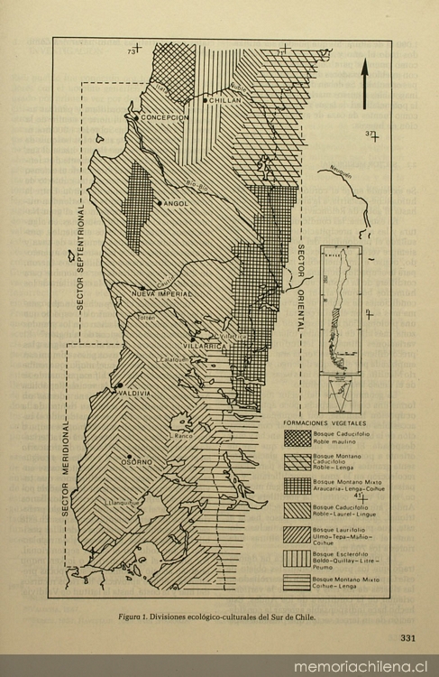 Divisiones ecológicas del sur de Chile