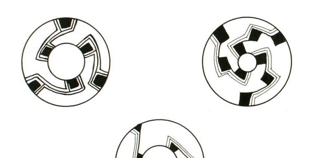Diseños del motivo trinacrio