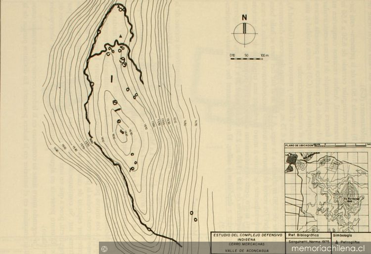 Levantamiento topográfico de Cerro Mercachas (sector Santa Rosa)