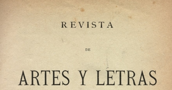 El arte nacional i su estadística ante la esposición de 1884