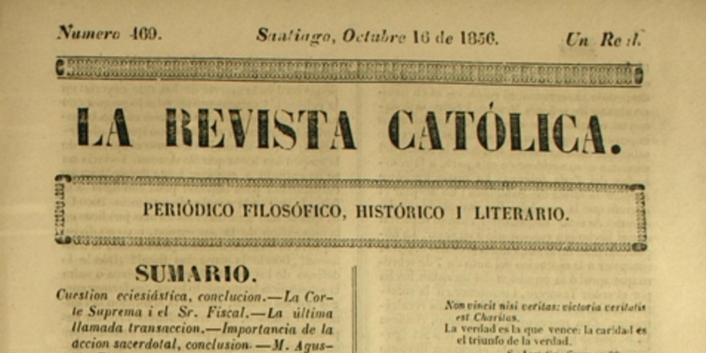 Cuestión eclesiástica: conclusión