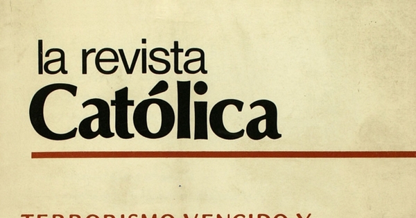 La Revista Católica durante el siglo XIX