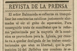 Revista de la prensa