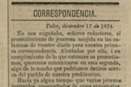 Correspondencia