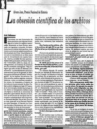 La obsesión científica de los archivos