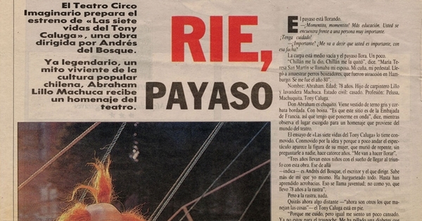 Ríe, payaso